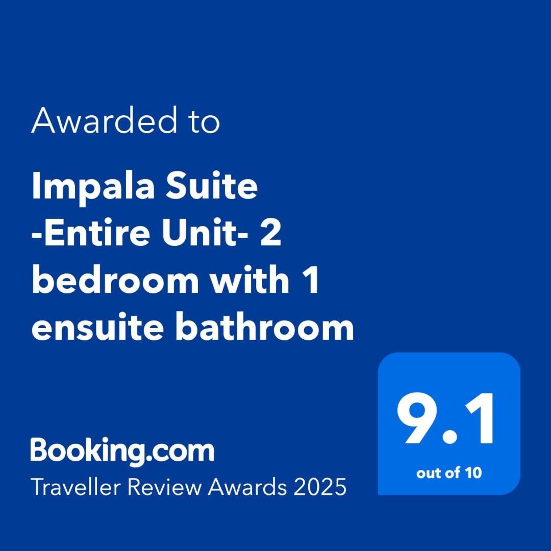 Impala Suite -Entire Unit- 2 Bedroom With 1 Ensuite Bathroom Ladysmith Exterior foto